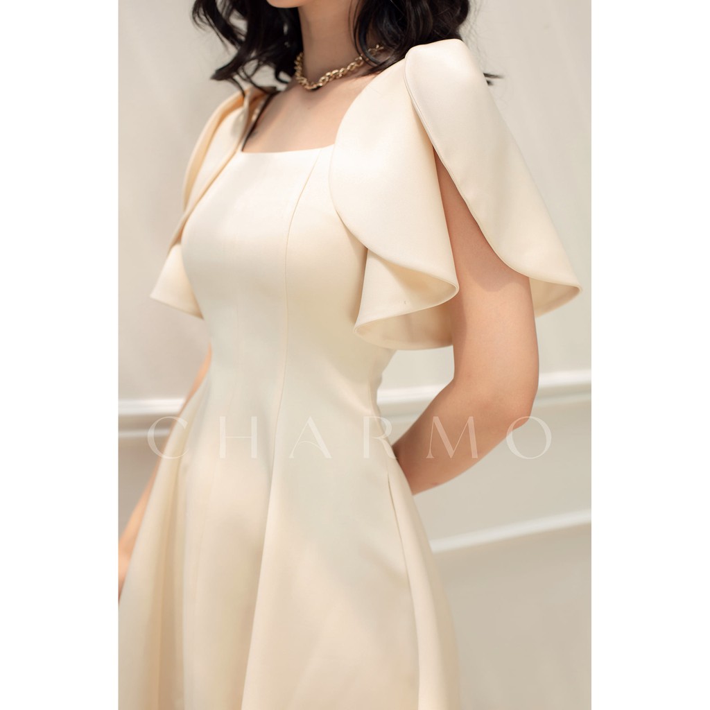 Đầm cổ vuông CHARMO tay búp thanh thoát Lily Dress