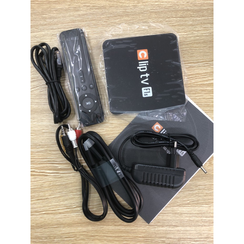 [HOT] [HOT] Tivi box CLIP TV BOX F1s + Tặng chuột không dây