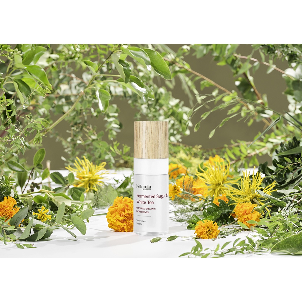 Tinh Chất Naturals by Watsons Trẻ Hóa Da Chiết Xuất Đường Thủy Phân &amp; Trà Trắng Fermented Sugar &amp; White Tea Essence 30ml