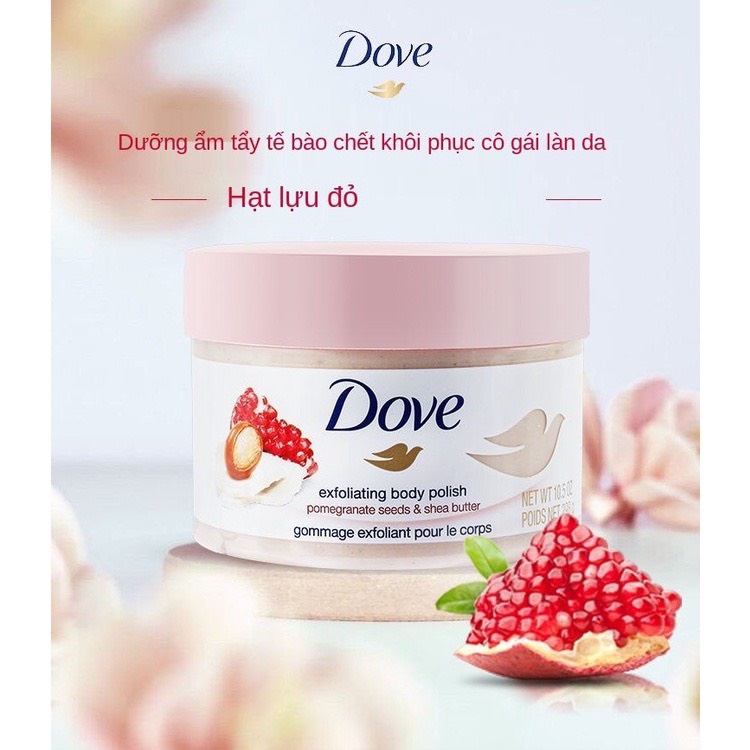 Kem tẩy tế bào chết body Dove bản Mỹ-Đức