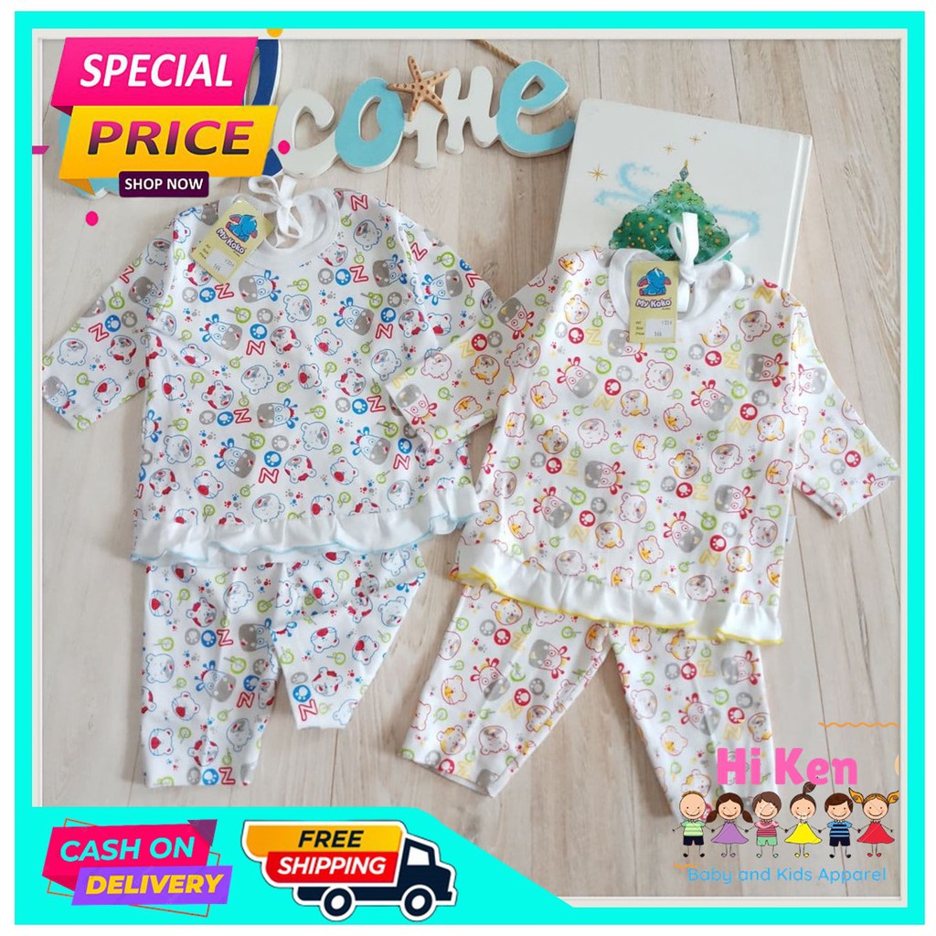 Bộ Đồ Ngủ Tay Dài In Hình Động Vật Dễ Thương Cho Bé 3 6 9 12 Tháng Tuổi | Bộ Đồ Nữ | Đồ Ngủ Nữ | Quần Áo Trẻ Em | Quần Áo | Cài đặt | Bộ | Bộ Đồ | Đồ Ngủ | Đồ Ngủ | Quần Áo Trẻ Em | Trẻ con | Cô Gái