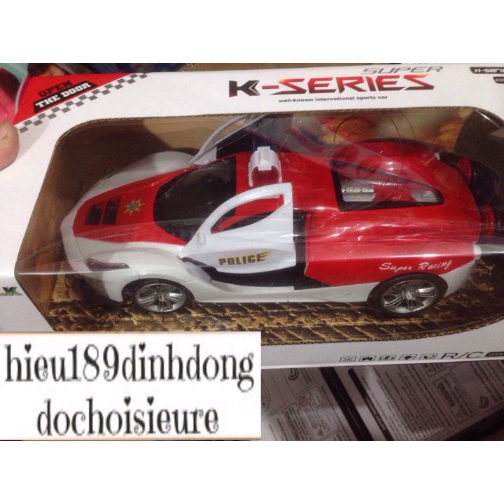 Xe oto điều khiển police mở cánh siêu hot tặng kèm pin 1:16 (ảnh thật)