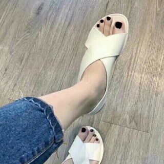 Sandal nhựa dẻo quai chéo