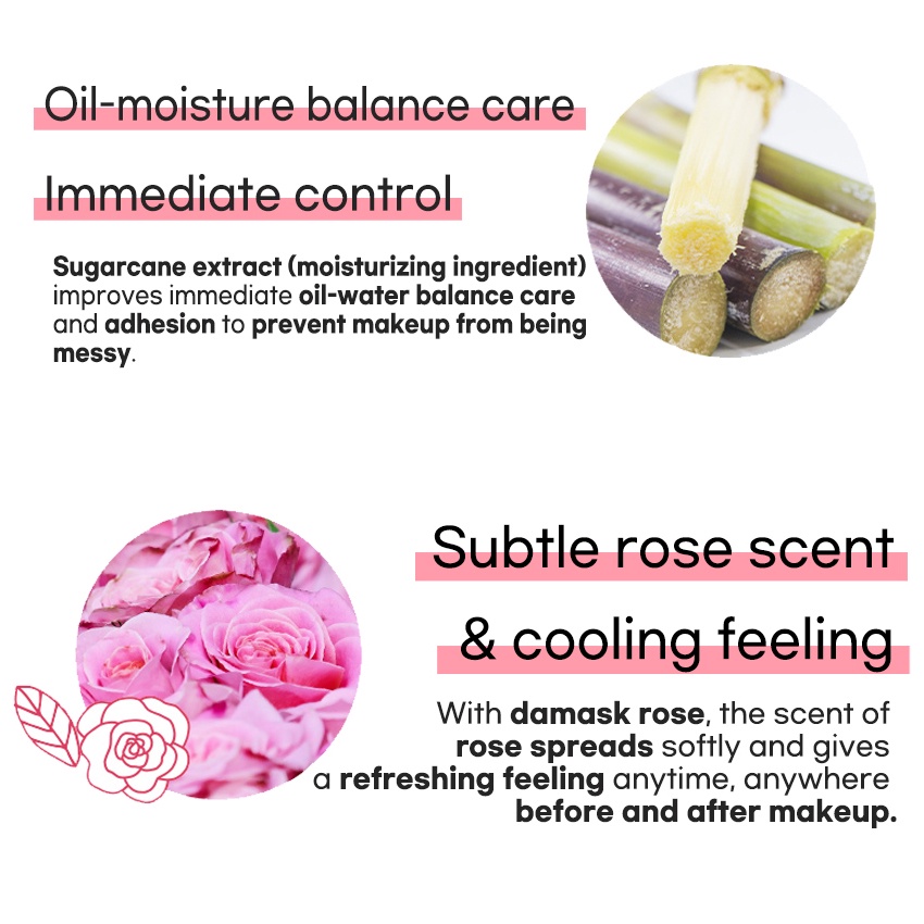 [Witch's Pouch] xịt sửa trang điểm Rose Makeup Fixer tạo hiệu ứng bóng lâu trôi Finishing Spray 120ml | BigBuy360 - bigbuy360.vn