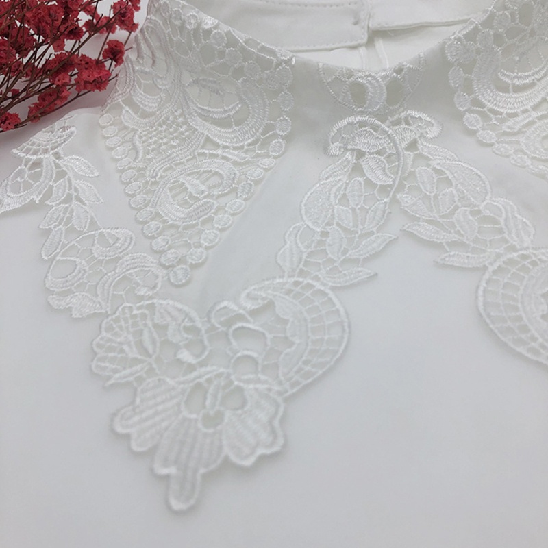 Cổ Áo Sơ Mi Giả Có Thể Tháo Rời Dành Cho Nữ