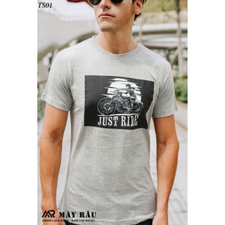 Áo thun phong cách Biker - thương hiệu Mày Râu- In hình Moto Classic