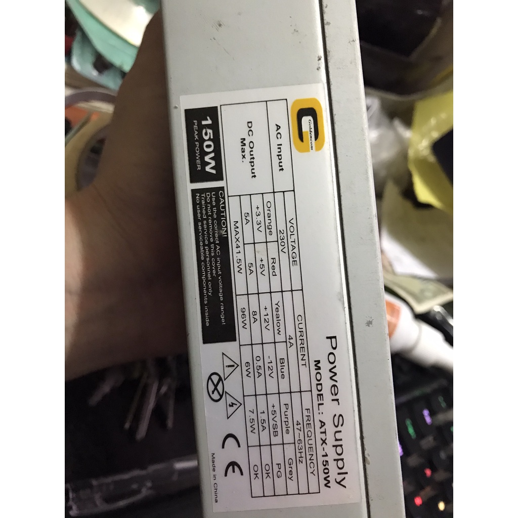 Nguồn golden atx 150w cũ test ok
