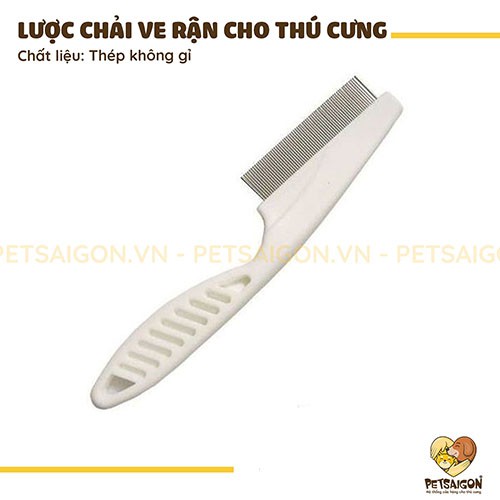 LƯỢC CHẢI VE RẬN DÀNH CHO CHÓ MÈO