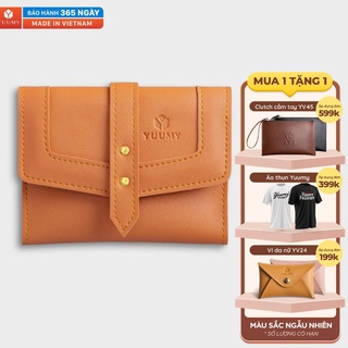 Ví da nữ mini nhỏ gọn đựng tiền đựng thẻ YUUMY YV29 nhiều màu