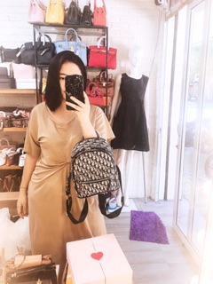 Balo hoạ tiết chữ C.D size 22