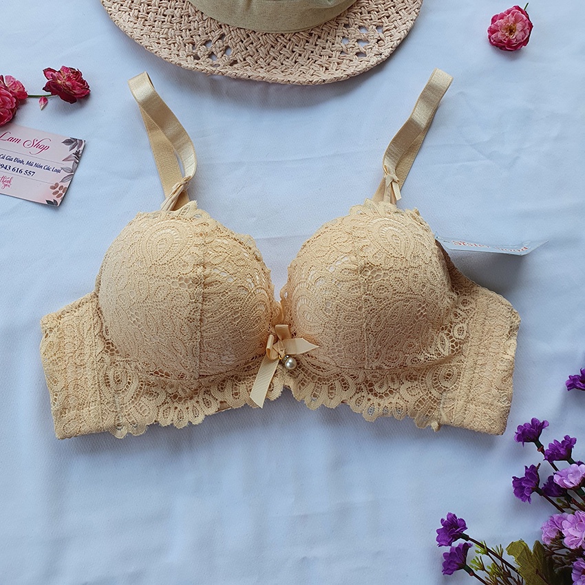 [X2] Áo Lót Ren Cao Cấp - Chất Ren Mềm - Không Gọng - Mút Mỏng