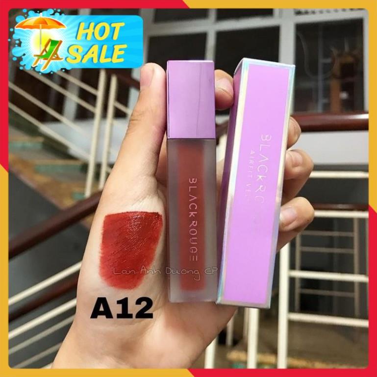 Son Black Rouge A12 ⚡️𝑪𝒉𝒖𝒂̂̉𝒏 𝑪𝒉𝒊́𝒏𝒉 𝑯𝒂̃𝒏𝒈 ⚡️ Son Màu Đỏ Nâu Trầm Siêu Hót