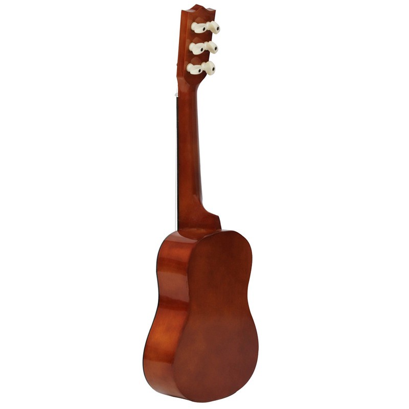 Đàn Guitar Bass Gỗ Mini 6 Dây 21 Inch Kèm Miếng Gảy Đàn