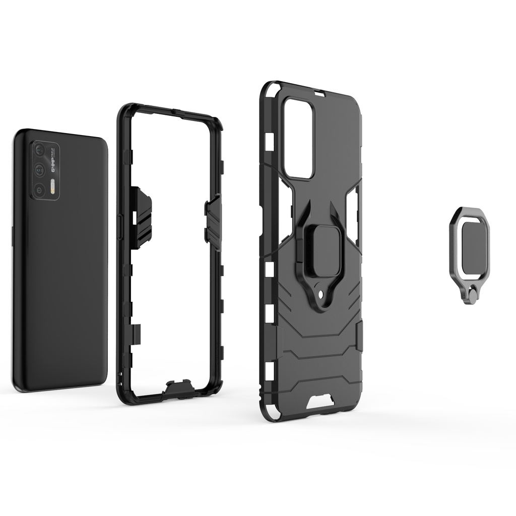 Ốp lưng Realme Q3 Pro / Realme GT Neo 2T dùng chung Iron Man Iring chống sốc giá đỡ mặt lưng xem phim