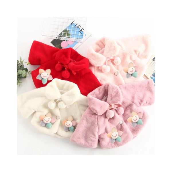 Áo khoác lông BABY SUP mềm mịn cho bé cân nặng 7-14kg
