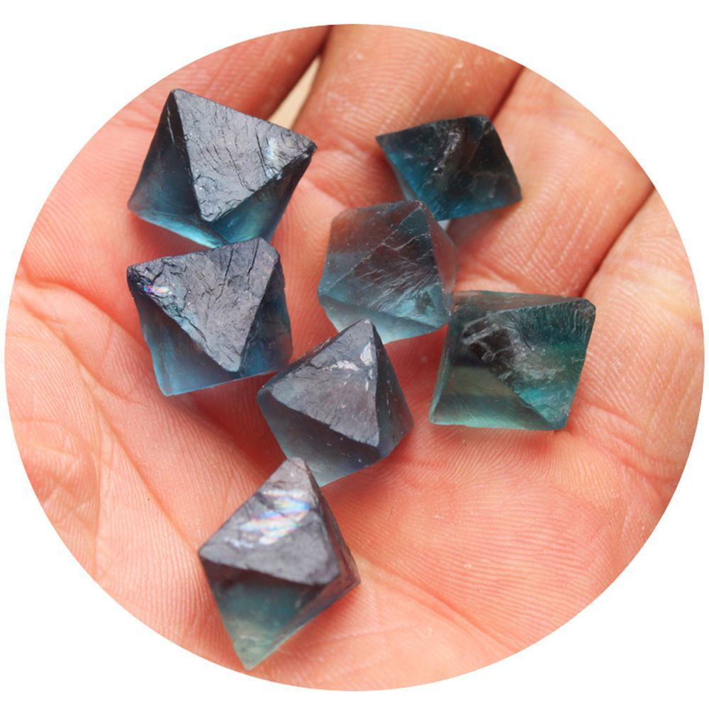 Đá Fluorite Tự Nhiên Màu Xanh Dương Dùng Làm Trang Sức Taylor1 Diy