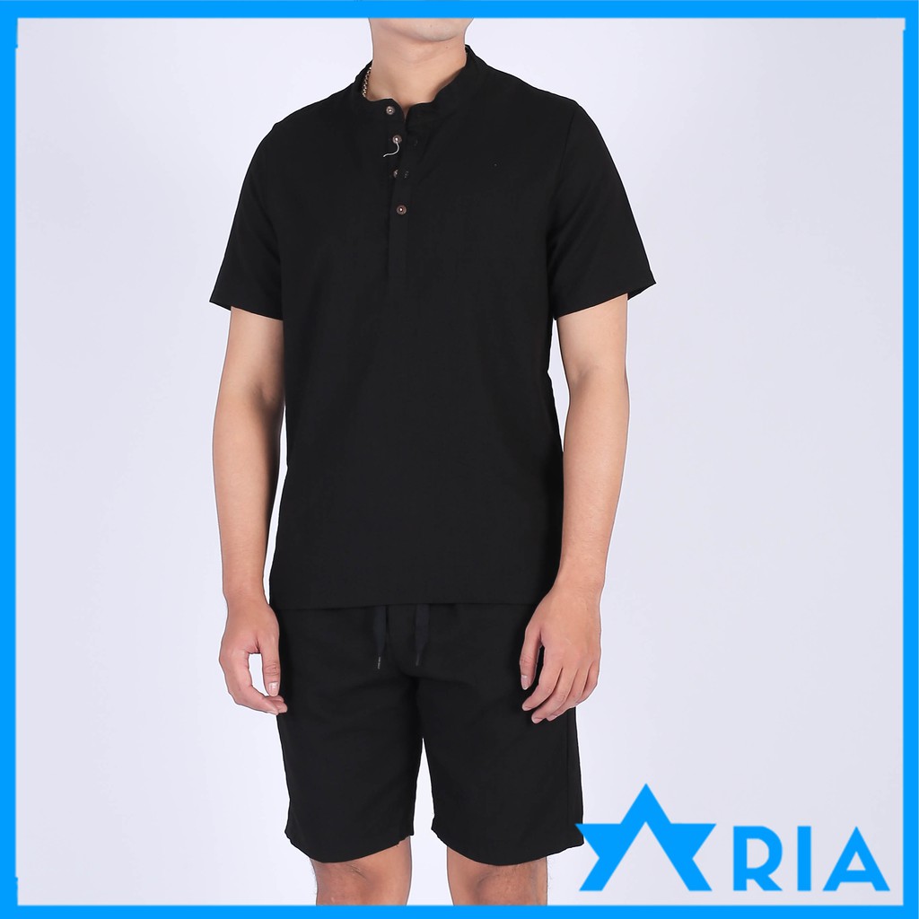 Bộ quần áo Nam vải đũi dày dặn thoáng mát mùa hè, thấm hút mồ hôi | BigBuy360 - bigbuy360.vn