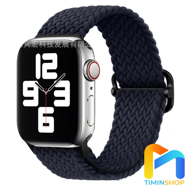 Dây Apple Watch series 3/ 4/ 5/ 6/ 7/ SE - Dệt bằng Nylon, khóa trượt