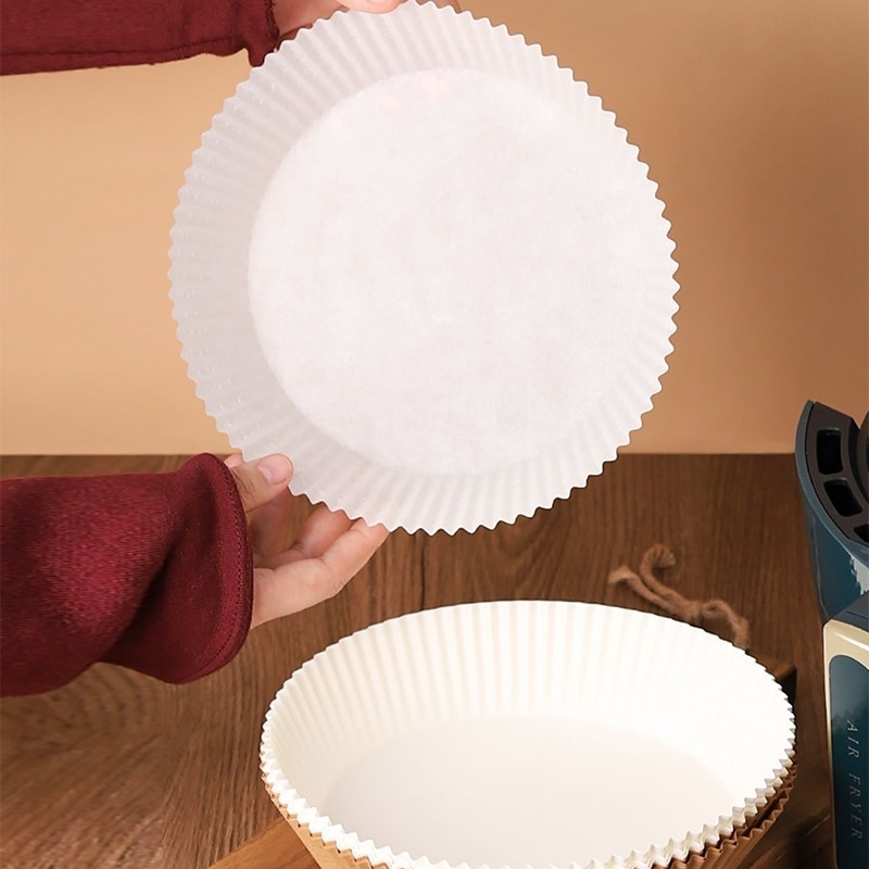Bộ 100 Giấy Lót Nướng Bánh Chống Dính Dùng Một Lần Kích Thước 20CM