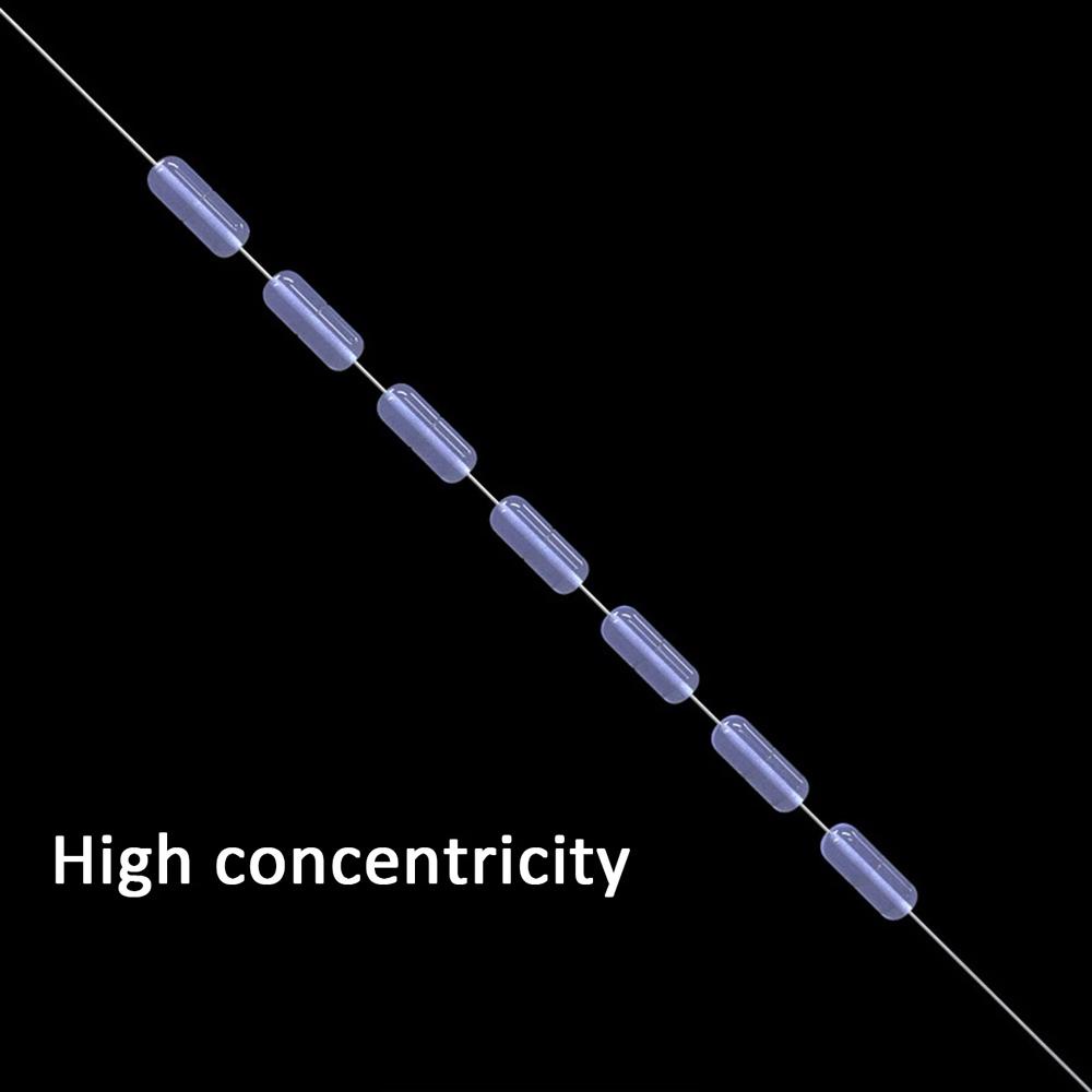 Phao Câu Cá Bằng Cao Su Tự Nhiên Trong Suốt 7 + 1