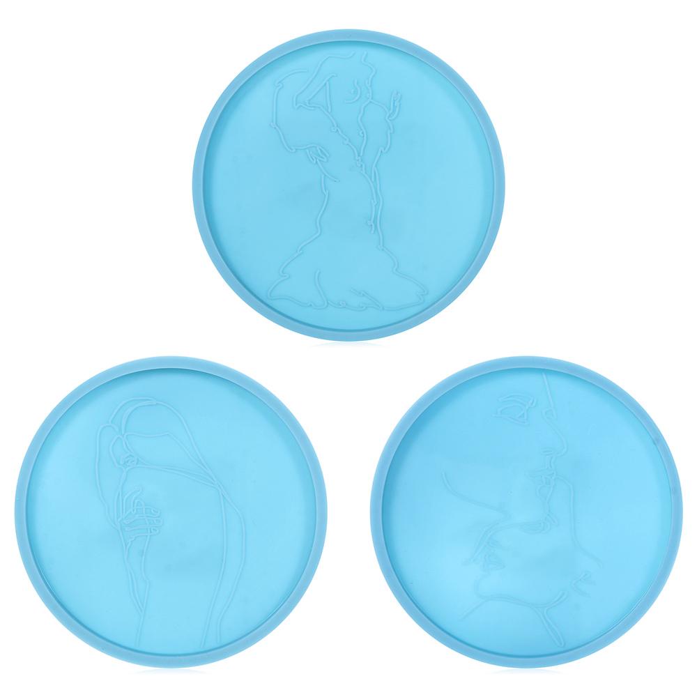 Khuôn Làm Đế Lót Ly Bằng Epoxy Resin Thiết Kế Quyến Rũ DIY