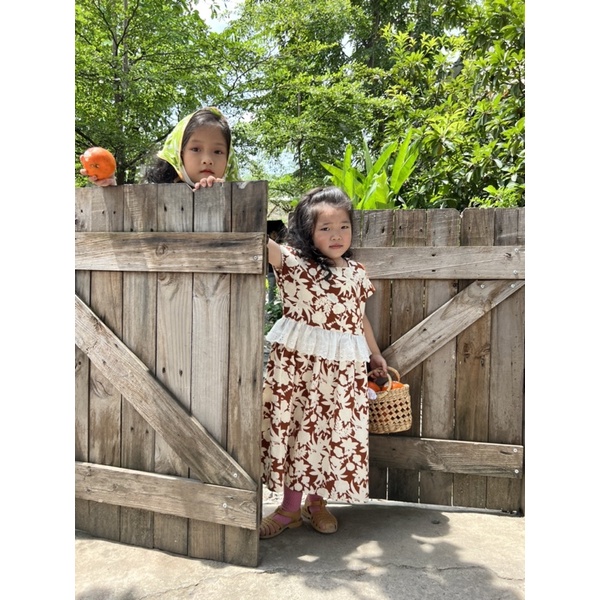 Đầm mùa Hè phong cách Hàn Quốc cho bé gái