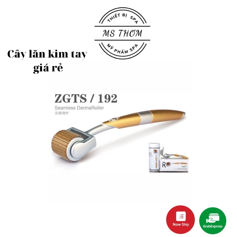 Cây lăn kim Zgts 192 đầu kim dùng lăn kim tái tạo da, điều trị mụn, năm, sẹo rỗ