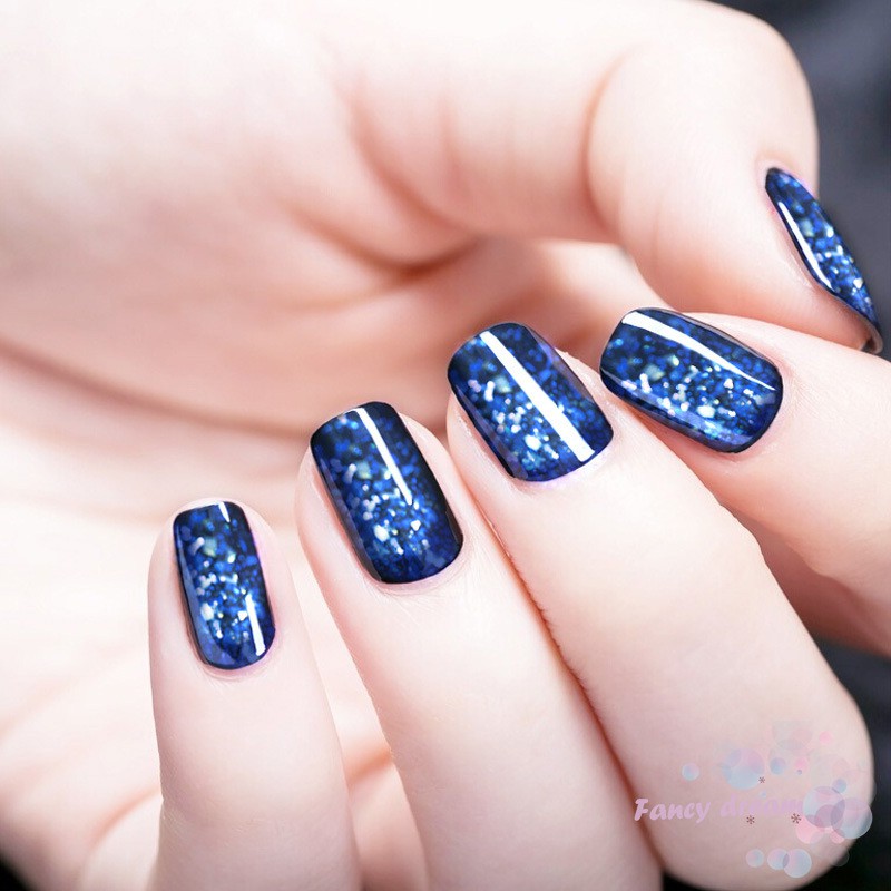 Sơn bóng trang trí móng 7ml phối nhũ đẹp mắt