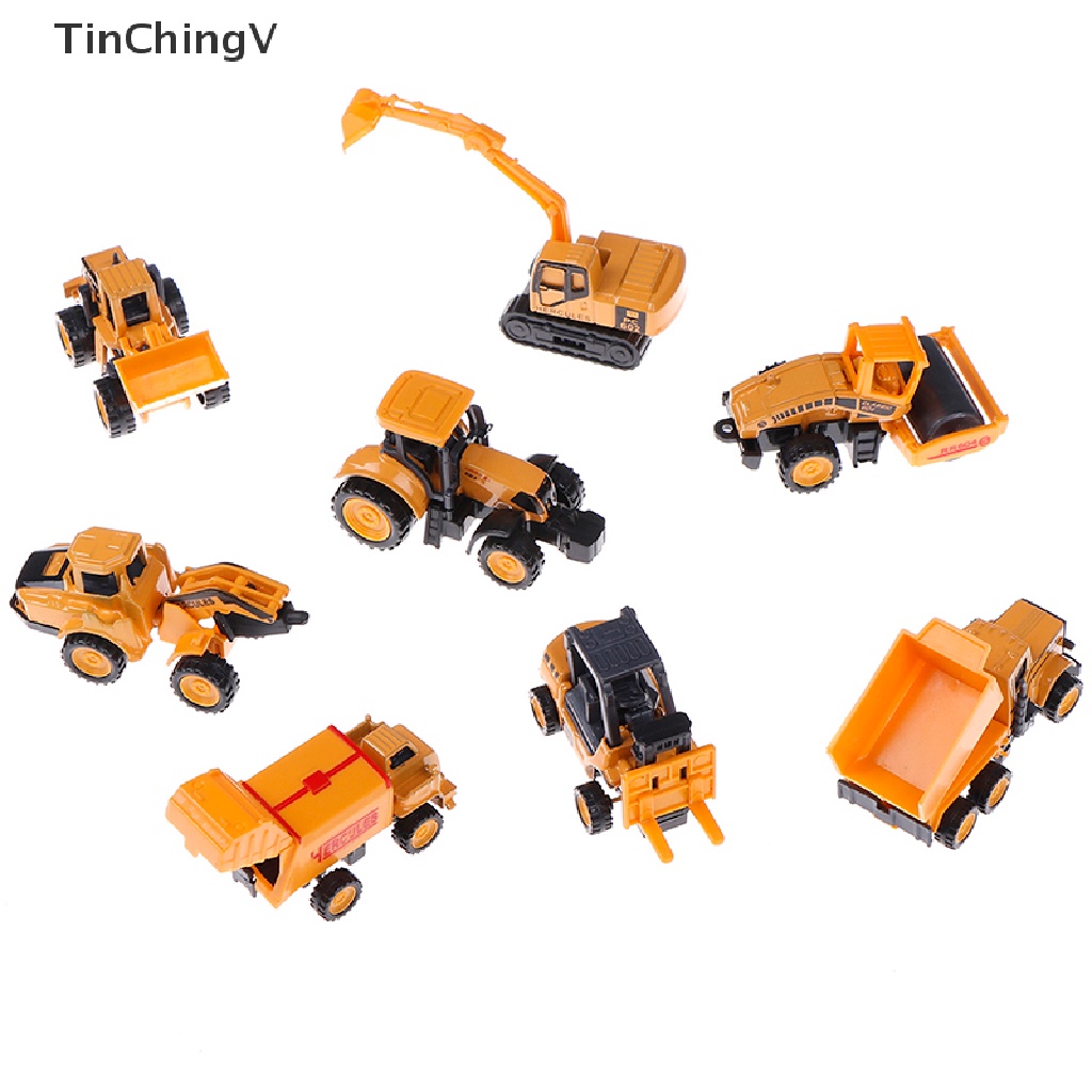 Mô Hình Xe Tải Đồ Chơi Bằng Hợp Kim 8 Kiểu Tùy Chọn Cho Bé