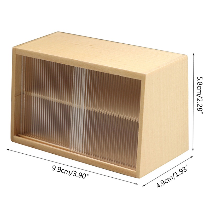 Đĩa Gỗ Tự Nhiên Mini Trang Trí Nội Thất Cho Nhà Búp Bê Tỉ Lệ 1: 6