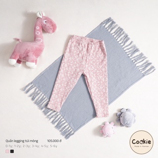 Quần legging túi sau cookie