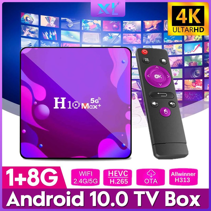 Hộp Tv Thông Minh Xlife H10 Max + Android 10.0 4k Hd Media Player Android