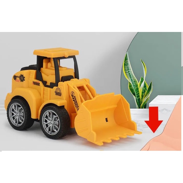 Ô tô đồ chơi trẻ em, mô hình các loại xe công trình, chất liệu nhựa ABS an toàn, bền, đẹp cho bé