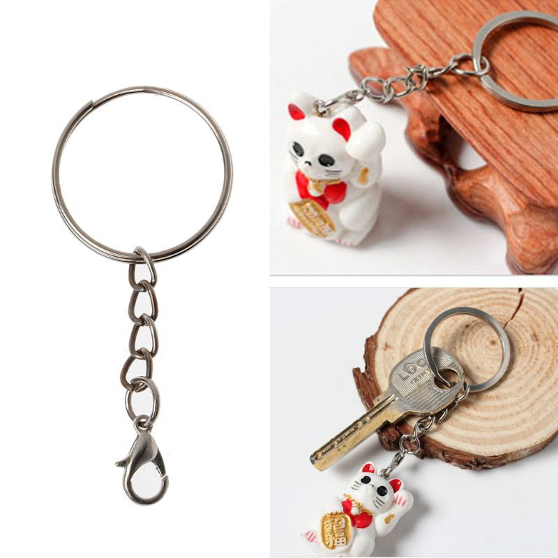 Set 20 Móc Khóa Tôm Hùm Bằng Kim Loại Làm Trang Sức Tiện Dụng