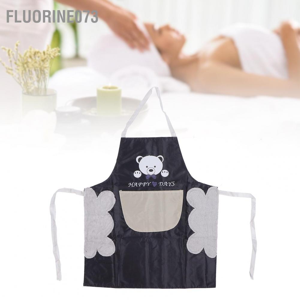 [Hàng mới về] Tạp dề polyester chống thấm nước thời trang có túi hỗ trợ làm móng tay/ nấu ăn