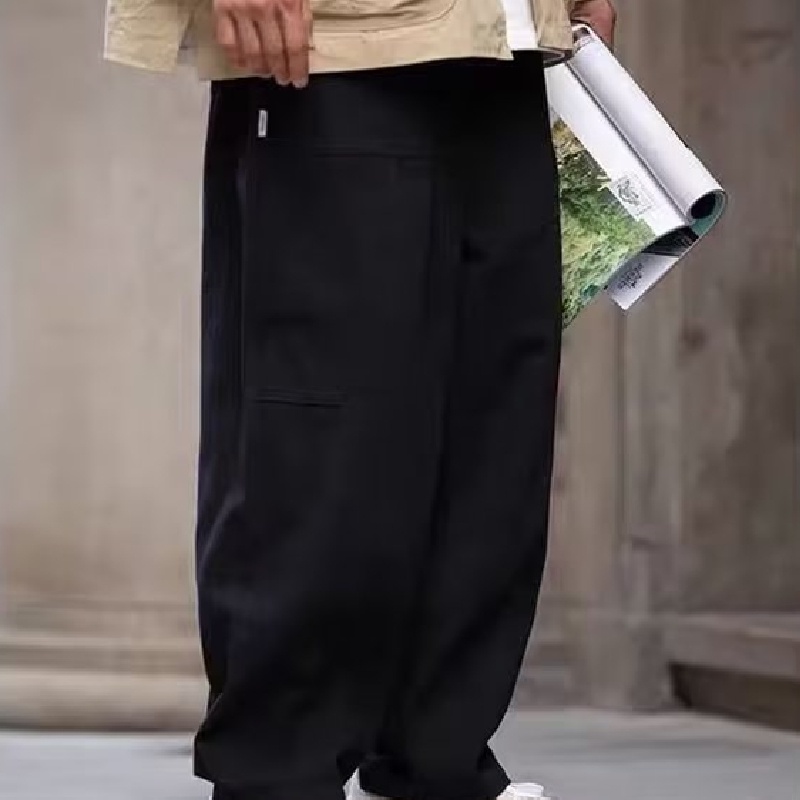Quần Dài Dáng Rộng Phối Túi Lớn Siêu Bền Phong Cách Hip Hop Nhật Bản Thời Trang Cho Nam size M-3XL