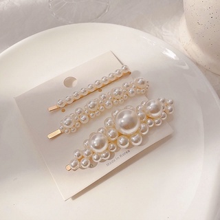 Set kẹp tóc mái đính đá phong cách Hàn quốc