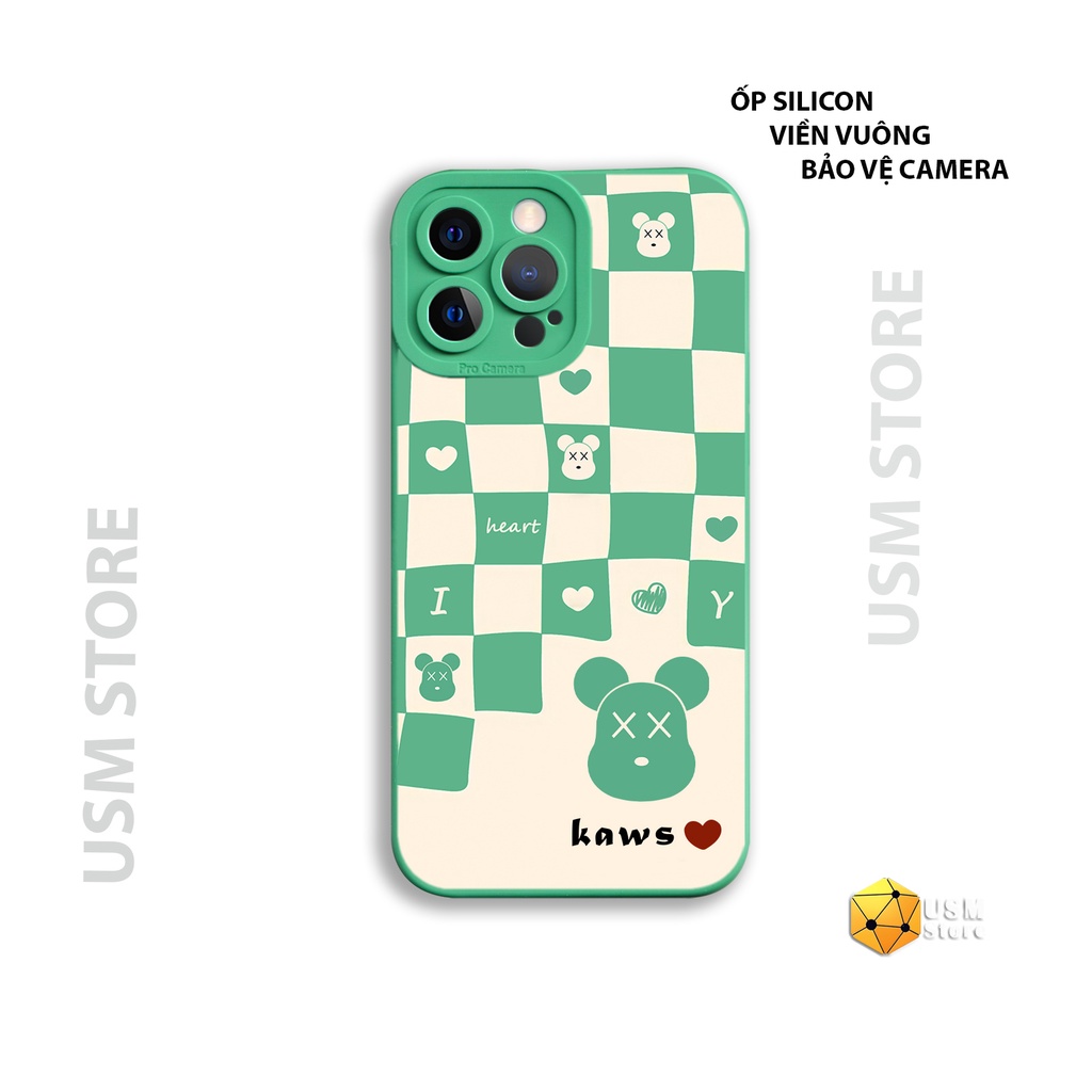 Ốp lưng iphone 11/11 Pro/11 Promax/12/12Mini/12 Pro/12 Promax/13/13 Pro/13 Mini/13 Promax chất TPU, bảo vệ camera caro