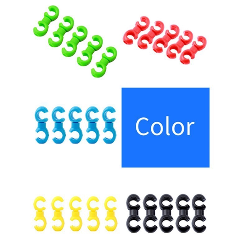 Set 20 Kẹp Chữ S Giữ Dây Phanh Xe Đạp