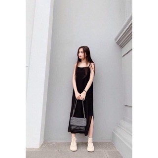 VÁY 2 DÂY VẢI VOAN