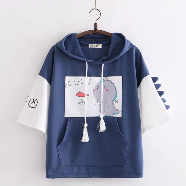 Áo thun khủng long có mũ | BigBuy360 - bigbuy360.vn