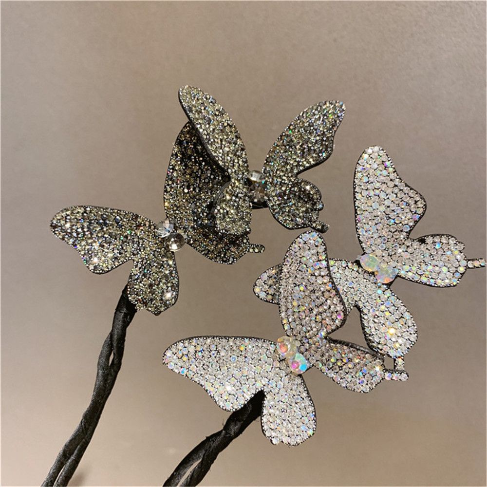 Kẹp tóc hình bướm nhiều màu thời trang thanh lịch dành cho nữ