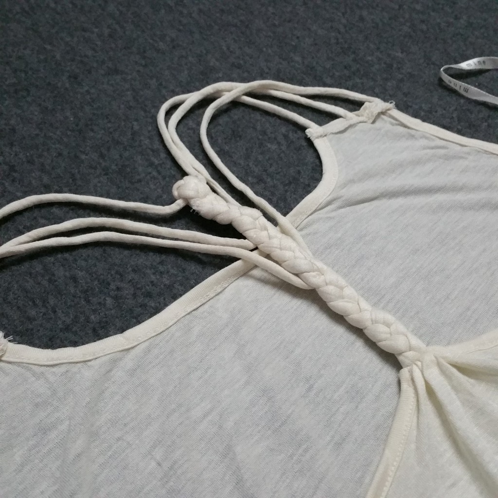 Áo tanktop thắt bím Mine xuất dư