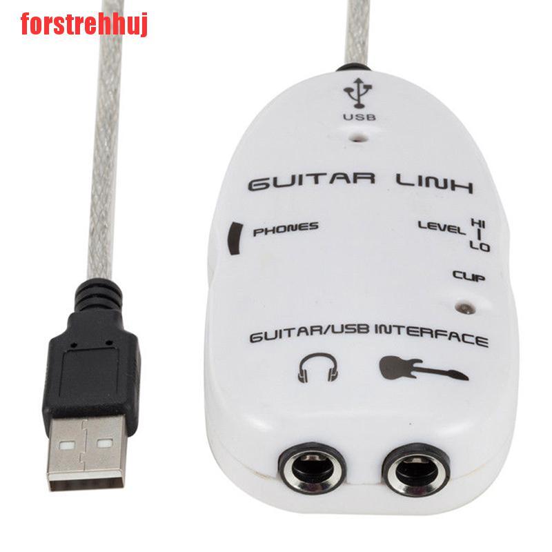 Cáp Chuyển Đổi Âm Thanh Từ Guitar Sang Usb Cho Pc / Mac