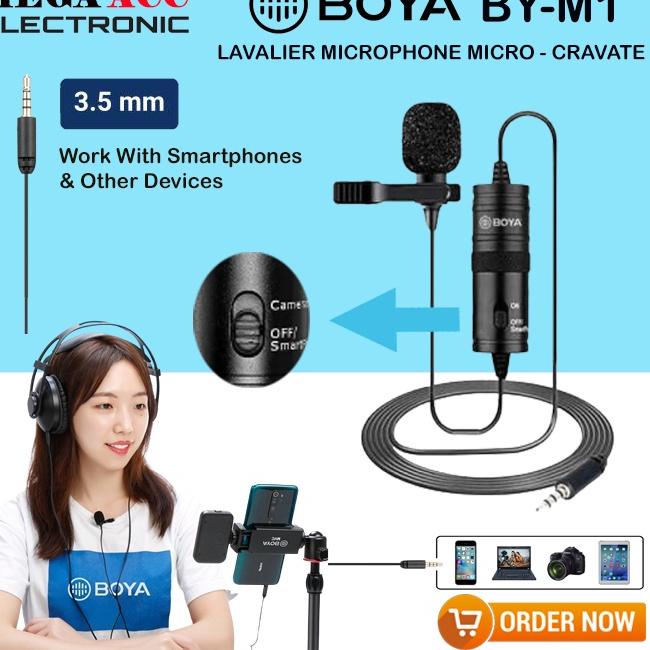 Cheaaph... Micro Boya Đa Hướng Dành Cho Điện Thoại Thông Minh & DSLR - BY-M1