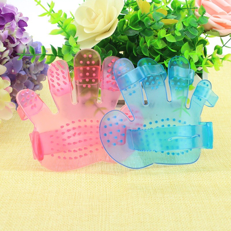Găng tay tắm cho thú cưng-găng tay tắm cho chó mèo giahuypetshop