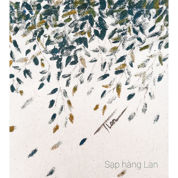Túi Canvas vẽ tay