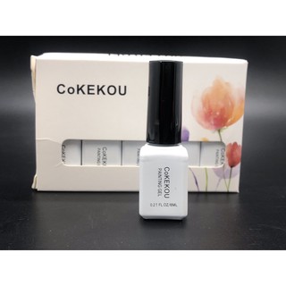 cọ nét gel trắng đen cokekou