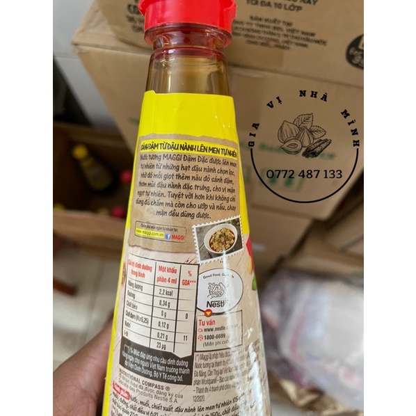 NƯỚC TƯƠNG MAGGI ĐẬM ĐẶC NẮP ĐỎ 700ML