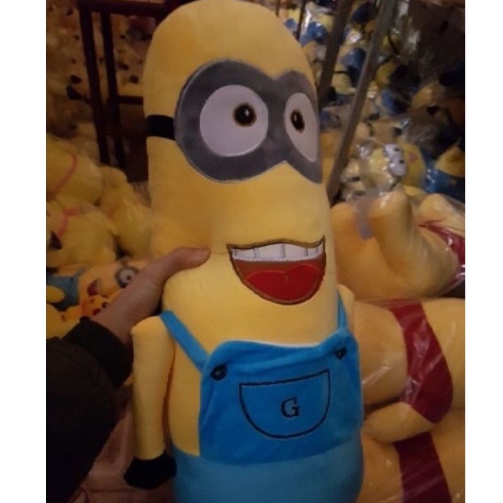 Gấu bông cho bé gối ôm cute đáng yêu minion mềm mịn kích thước 90cm 120cm